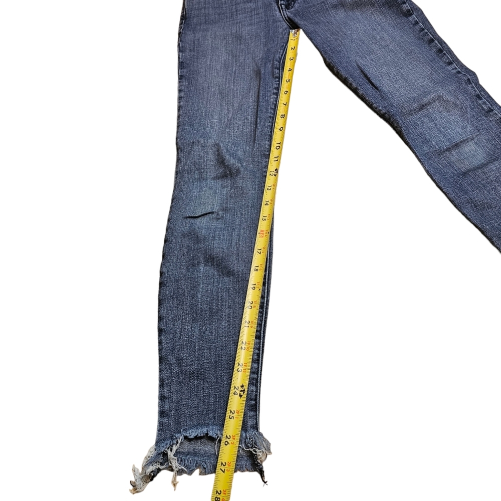 PISTOLA Women's Mid Rise Frayed Hem Skinny Jeans Size 26 - Picture 8 of 14